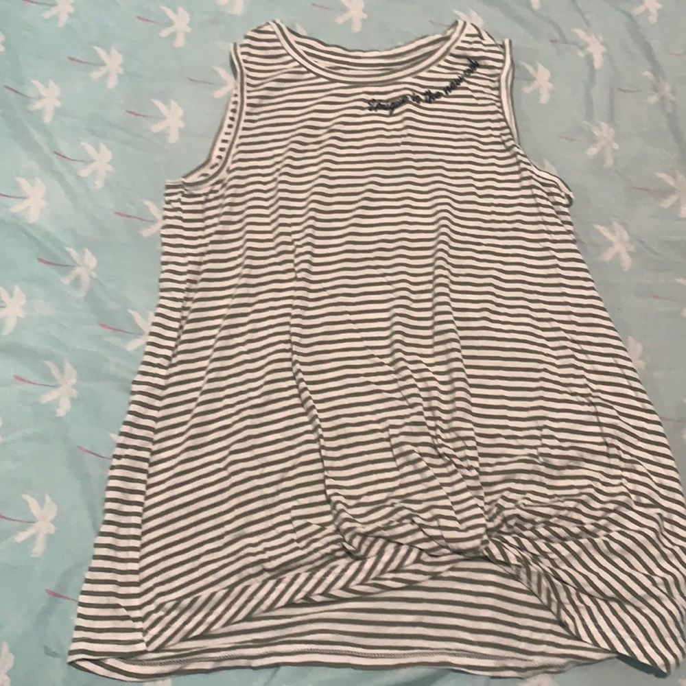 cute striped tank top!